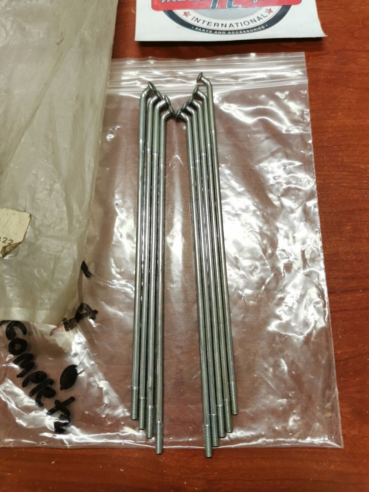 NOS Yamaha REAR SPOKE SET INCOMPLETE 537-25304-00-00 SUB. 537-25304-01-00 Y88