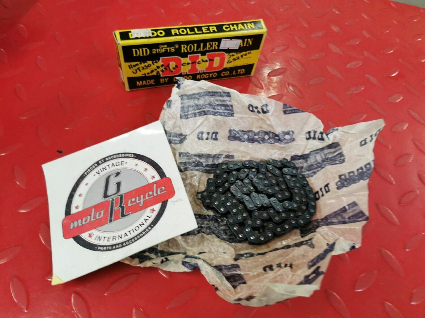 NOS DID HONDA VT250 YAMAHA SR500 TX650  1975 - 2003 CAM CHAINE   219FTS-106L J10