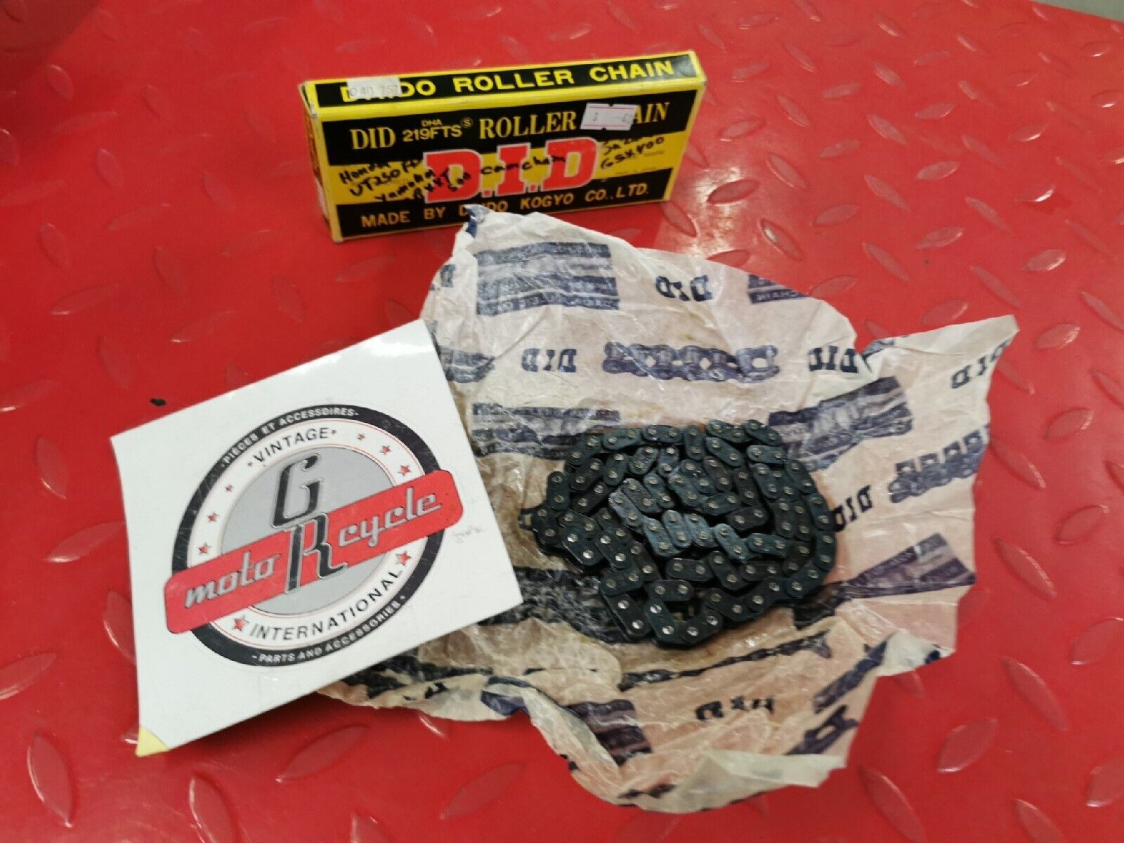 NOS DID HONDA VT250 YAMAHA SR500 TX650  1975 - 2003 CAM CHAINE   219FTS-106L J10