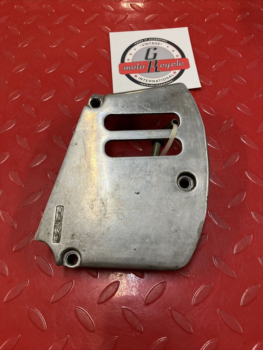 Suzuki LS650 Savage 1986 left crankcase engine front sprocket guard cover case