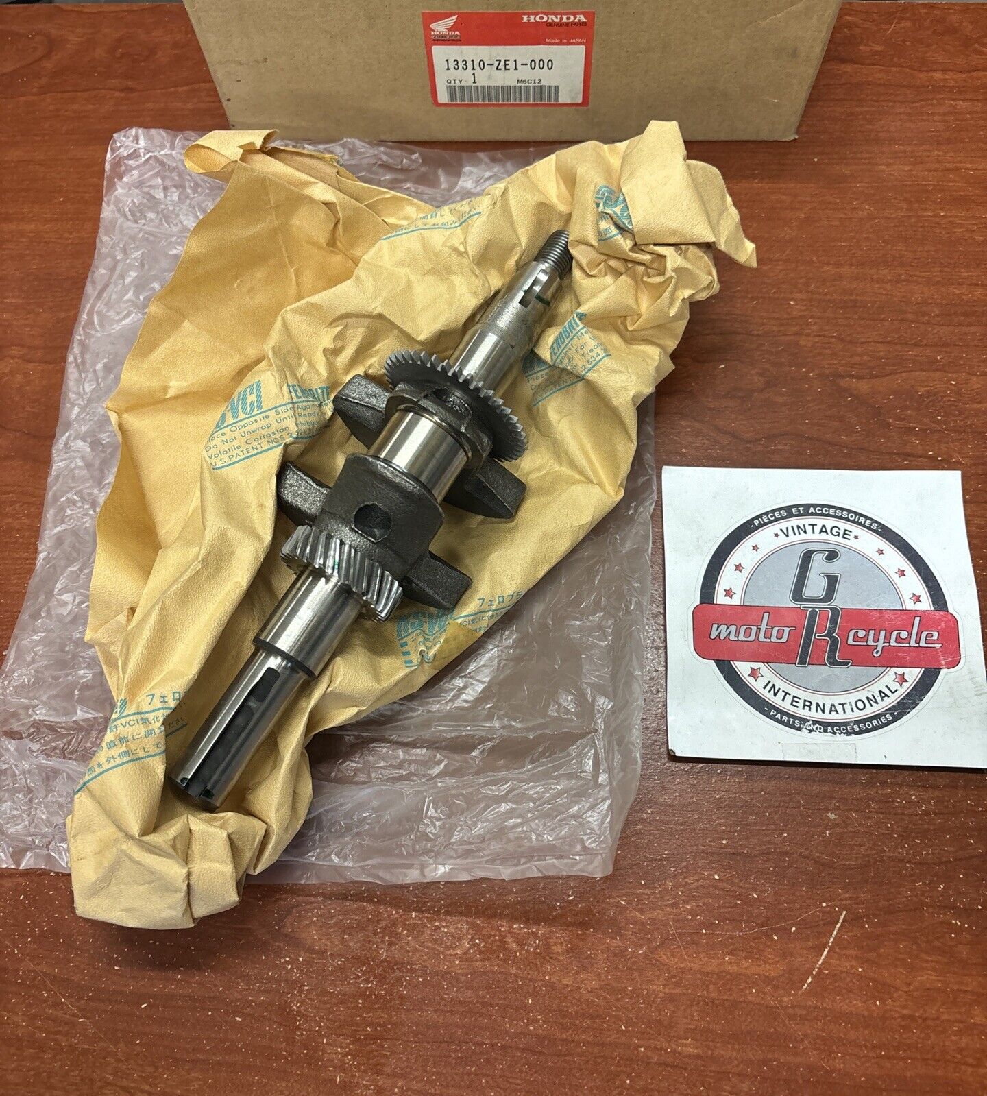 NOS Honda GX140 GX160 HS55 HS621 CRANKSHAFT S-TYPE (20MM) 13310-ZE1-000 SUB H175