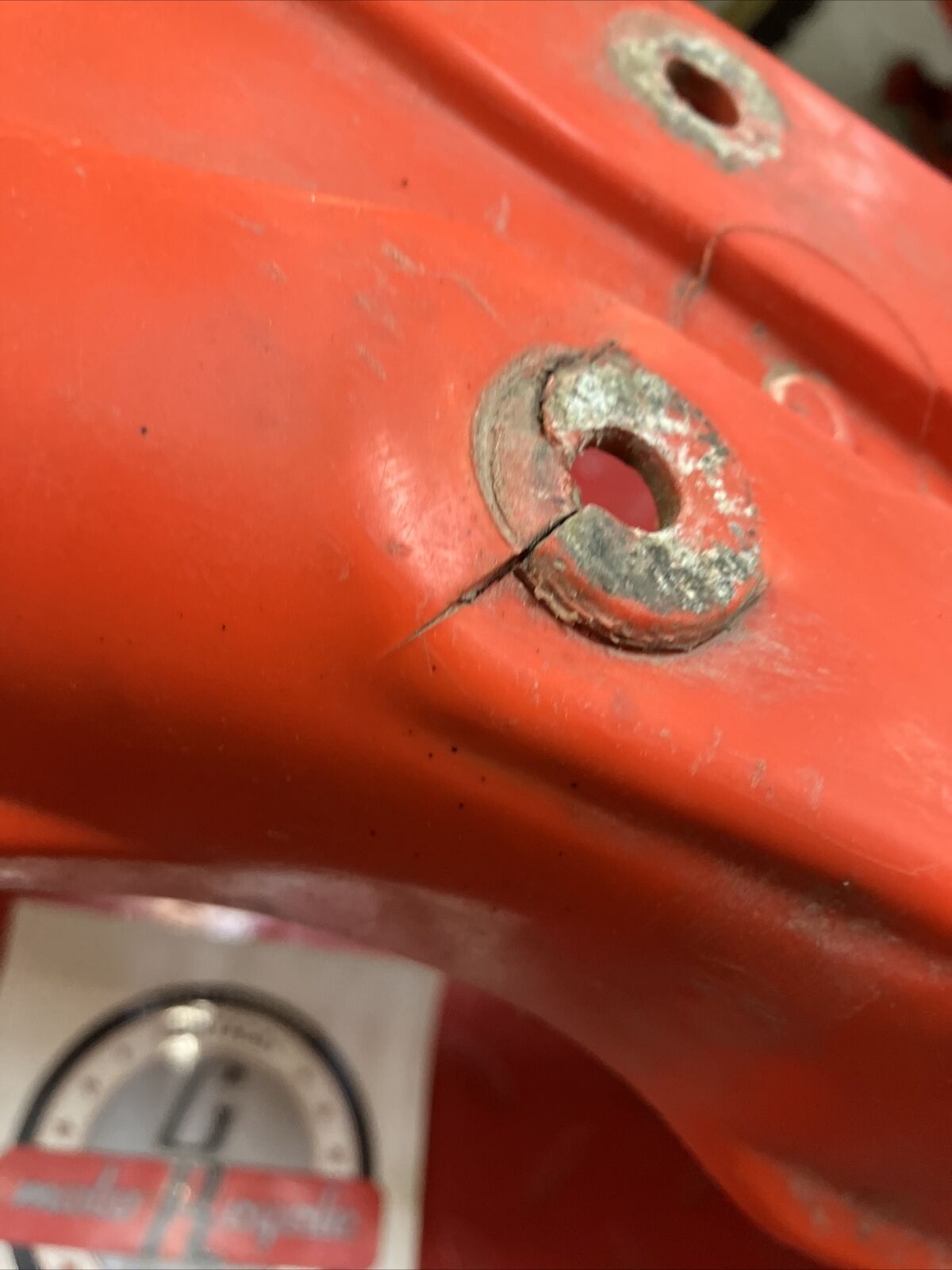 Honda CR250R 1984 front fender plastic fairing CR125R CR500R 61100-KA3-730ZA 3