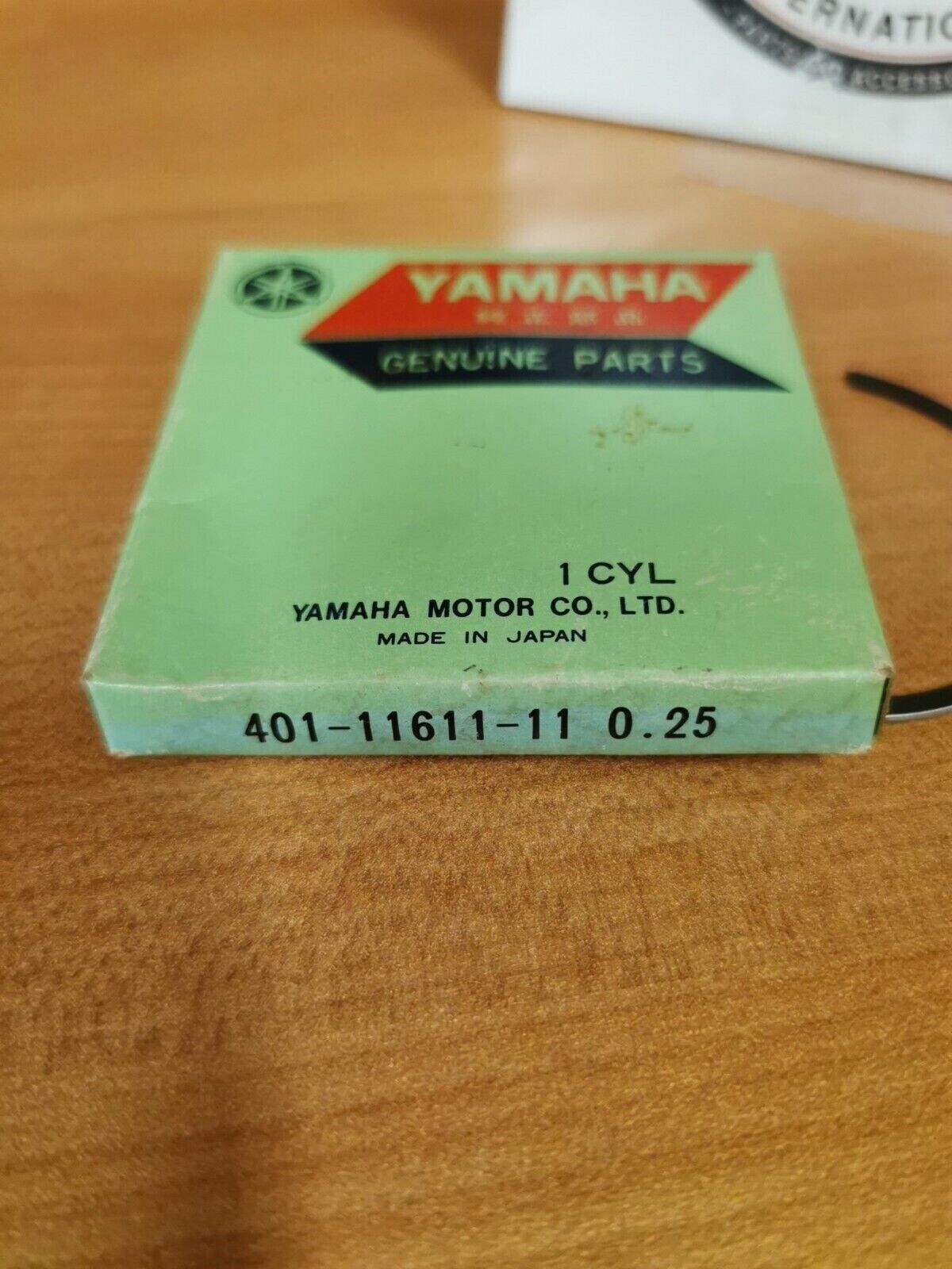 NOS YAMAHA YZ125 MX125 1974 - 1977  RING PISTON 1ST  0.25   401-11611-11-00 Y48