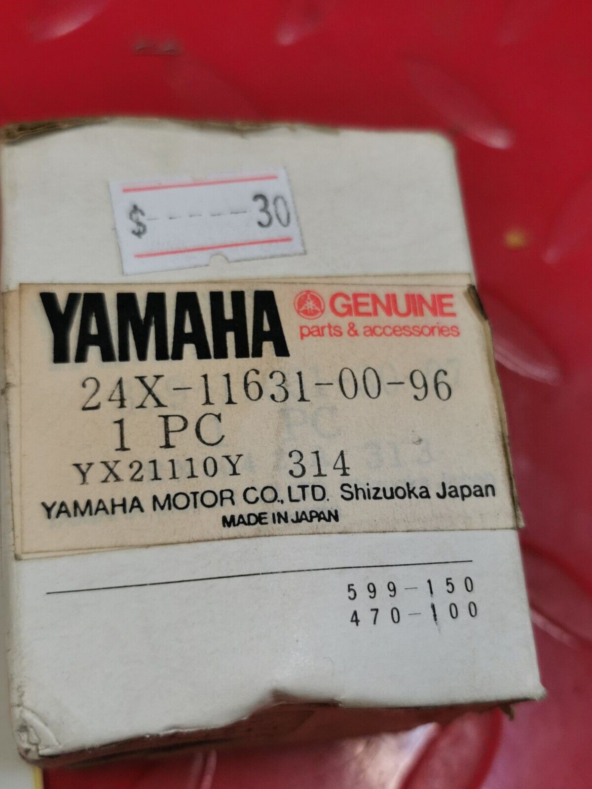 NOS YAMAHA PISTON 24X-11631-00-96 Y34