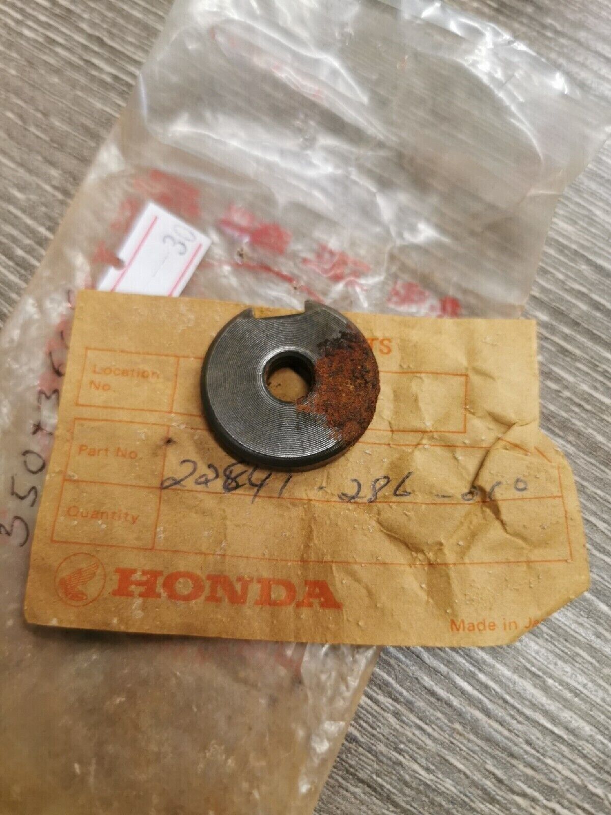 NOS HONDA  CAM  CLUTCH ADJ 22841-286-010  H17