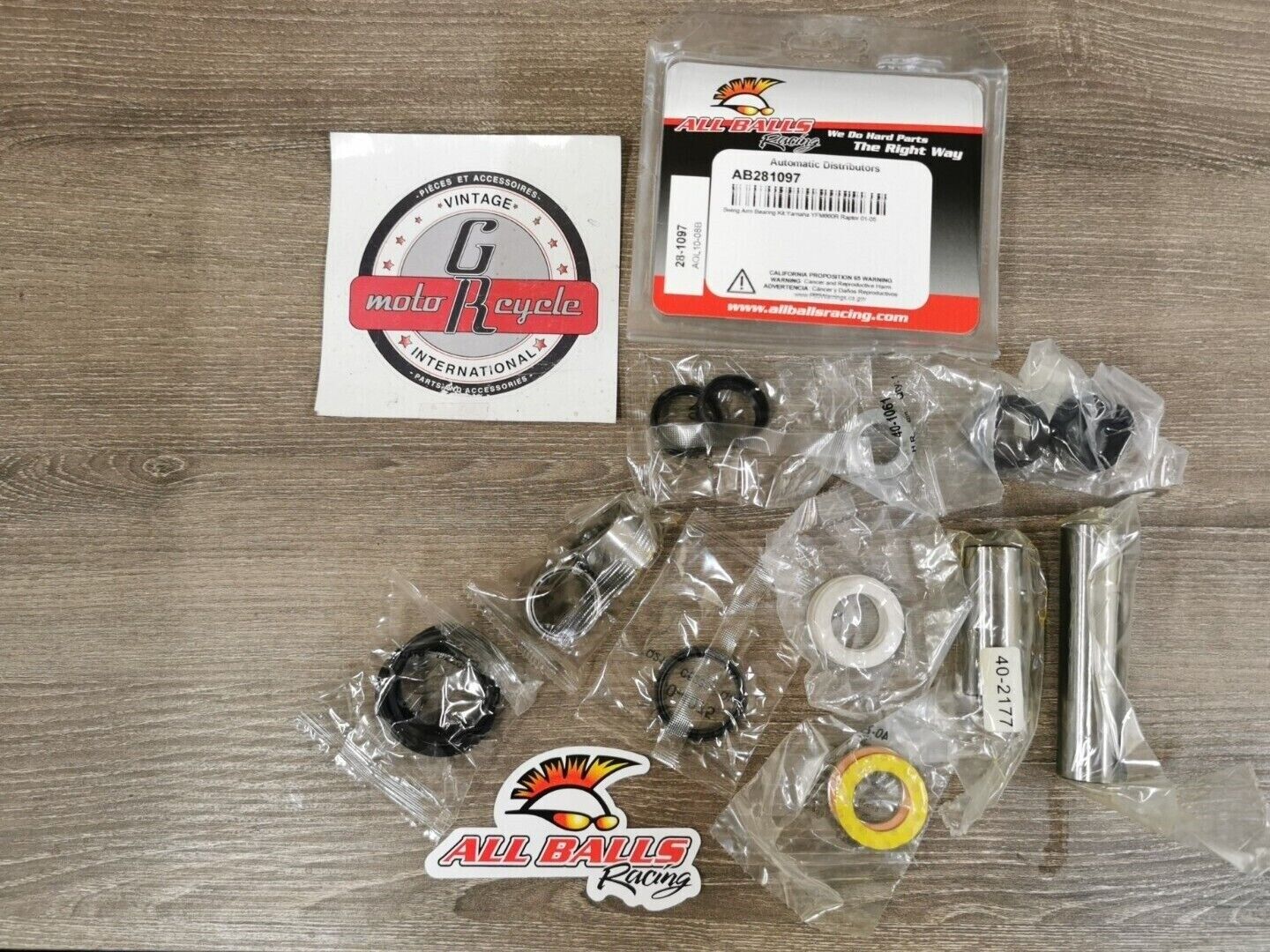 NOS ALL BALLS Yamaha YFM660R Swingarm Bearing Kit  28-1097 J50