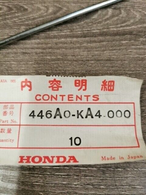NOS HONDA CR250R CR450R XR500R 1981 1982 SPOKE SET  B8X234 446A0-KA4-000 H76