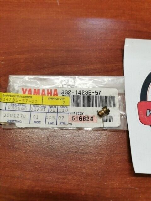 NOS Yamaha MM600 MM700 MM800 PZ480 PZ500 JET MAIN (#143.8) 3G2-1423E-57-00 Y103