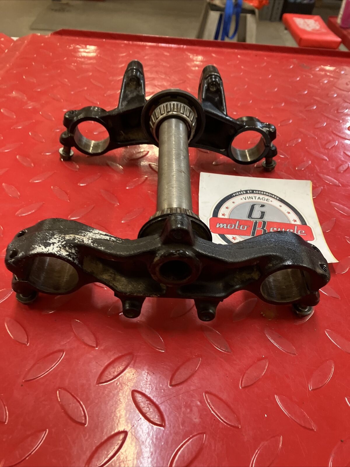 Honda CR80R 1990 steering stem triple clamp tree 1987 - 1995 53230-GS2-000