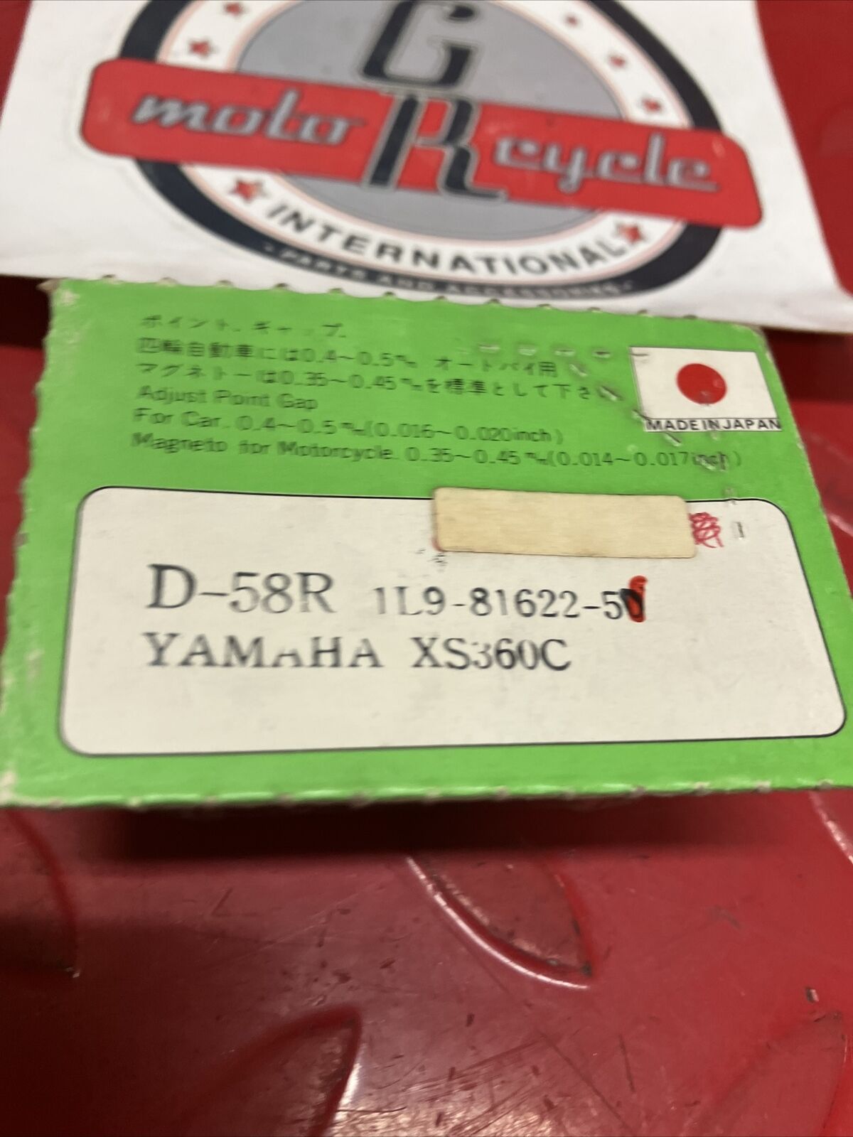 NOS YAMAHA XS360 XS400 POINT 1L9-81622-50-00 SUB BY 1L9-81622-51-00 Y66