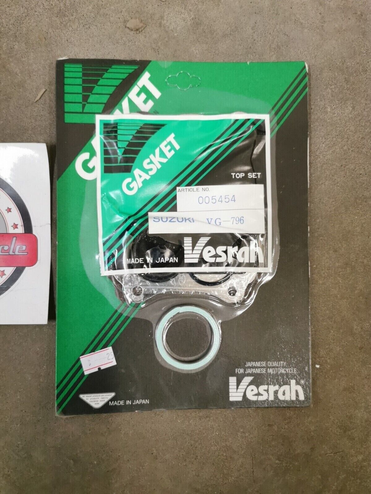 NOS VESRAH SUZUKI DR100D DR100E DR100G H J K 1990 COMPLETE GASKET SET VG-796 J28