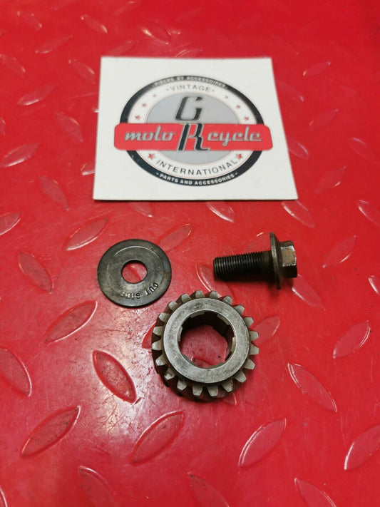 Honda MT250 1975 crankshaft primary drive gear 1974 1976