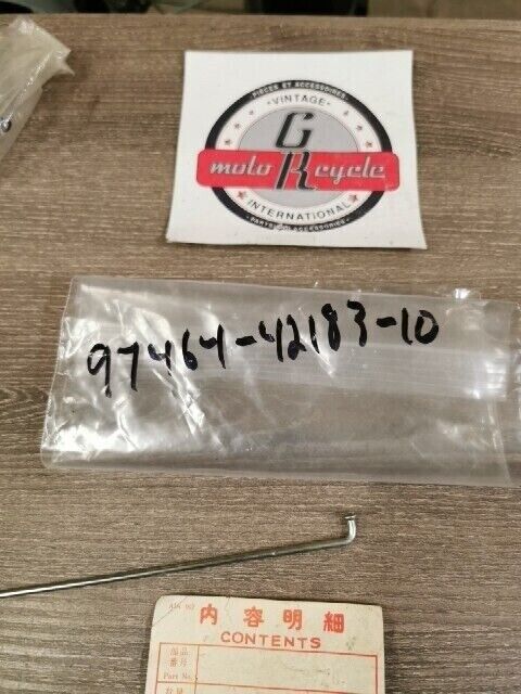 NOS HONDA CB100 1970 1971 SPOKE 10X171 5 NO NIPPLE 97464-42183-10 H87