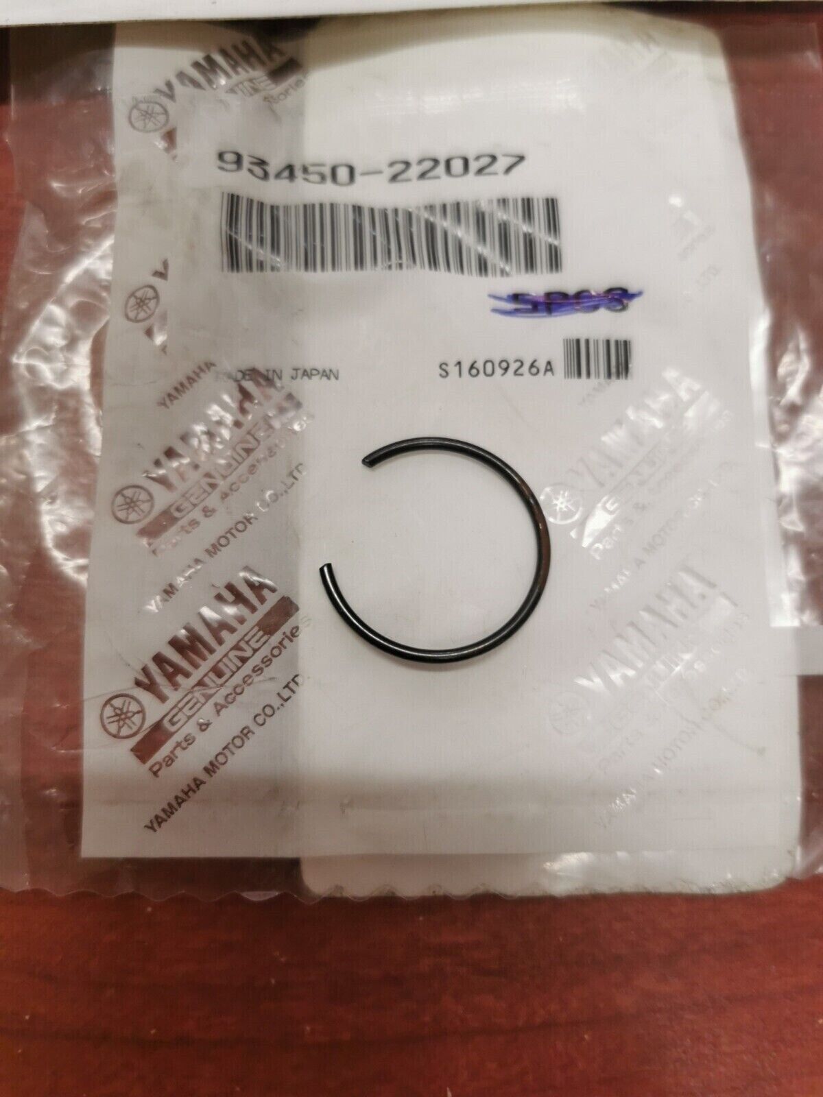 NOS Yamaha YG600 EF6000 EF5000 YG500 EF4000 CIRCLIP 93450-22027-00 Y82