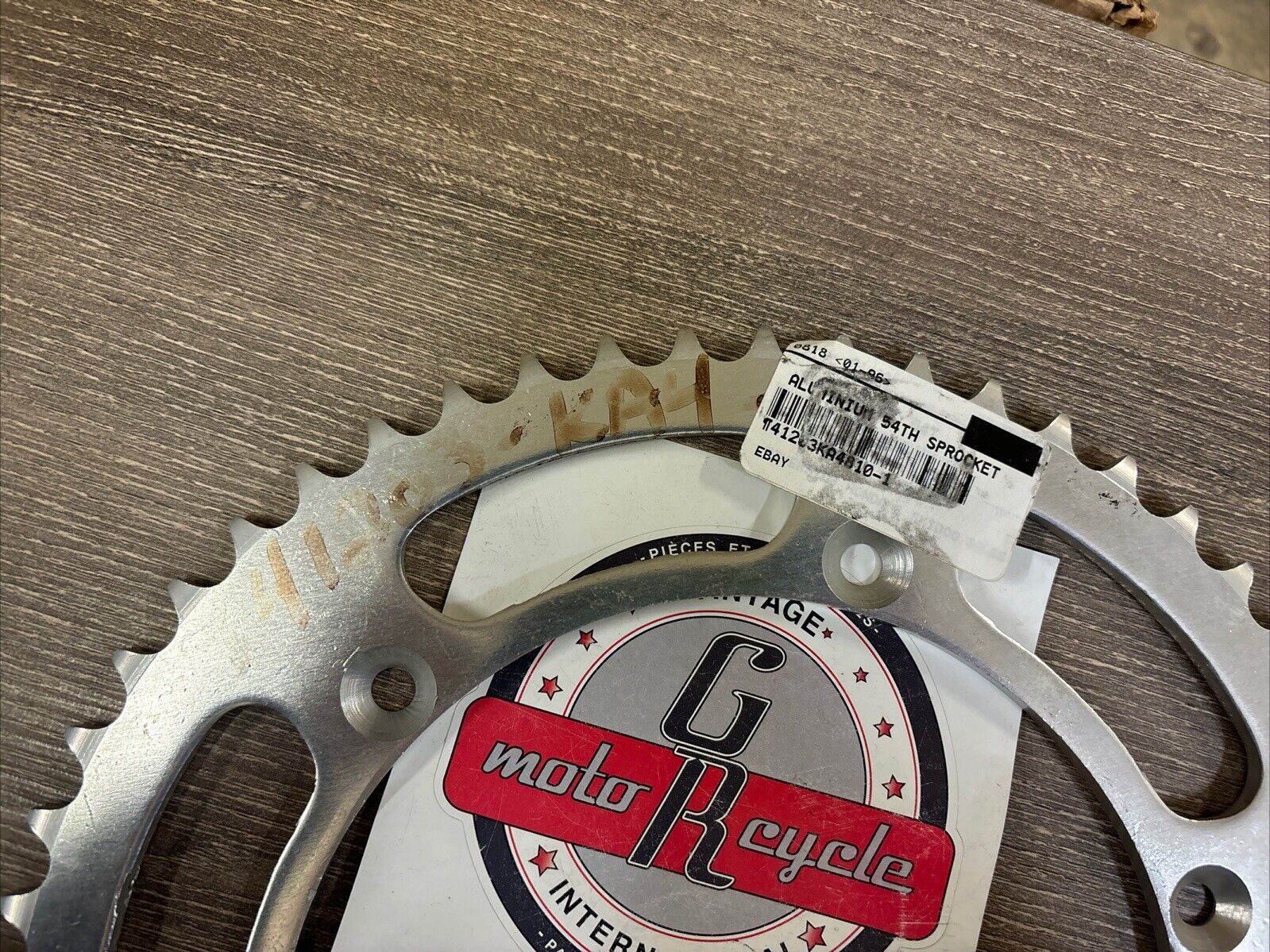 NOS Honda 1981 CR250R CR450R FINAL DRIVEN SPROCKET 54T 41203-KA4-810 H137