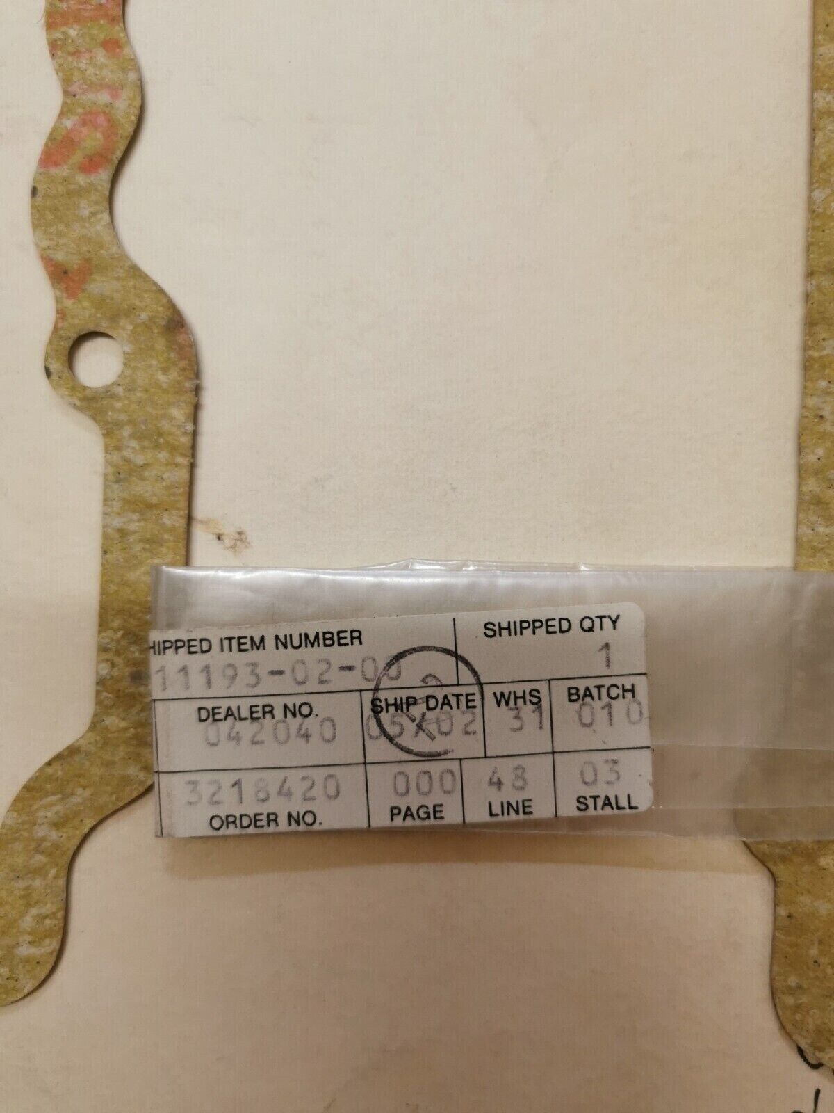 NOS Yamaha TX500 XS500 CYLINDER HEAD COVER GASKET 371-11193-02-00 Y80