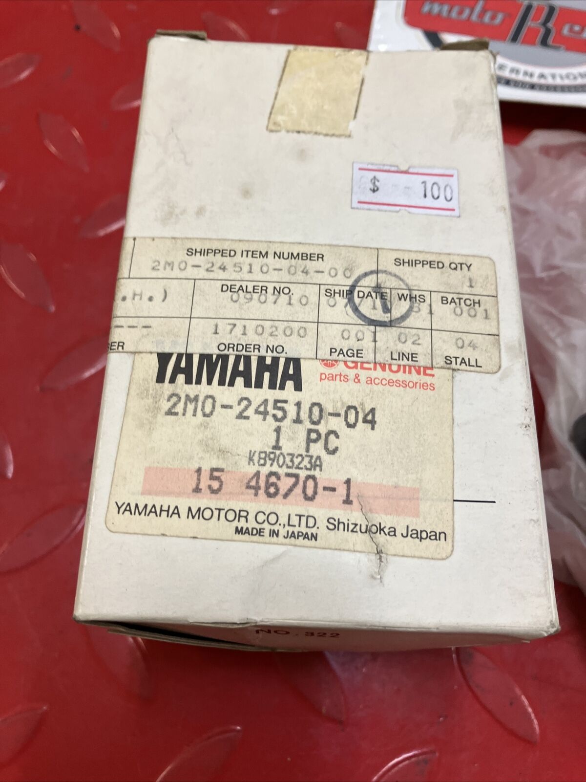 NOS Yamaha XS650 FUEL COCK ASSY PETCOCK 2M0-24510-04-00 Y35