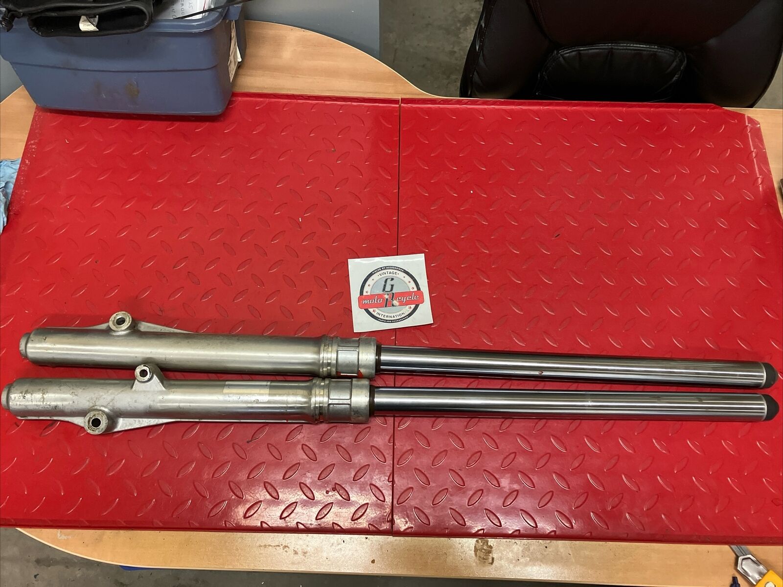 Kawasaki KX125 1980 Front forks shock absorber damper suspension