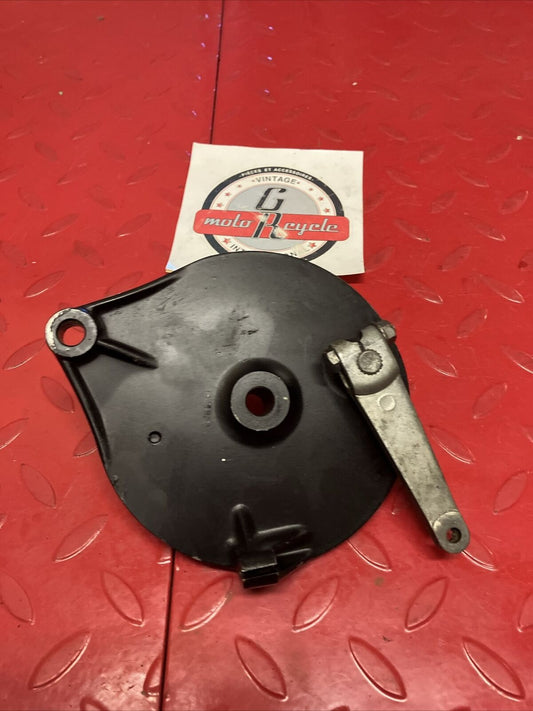 Kawasaki KX125 1980 Front brake panel plate drum cover KDX175