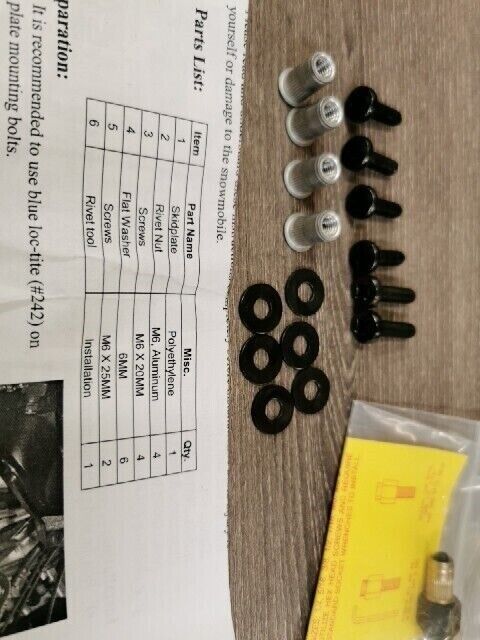 NOS YAMAHA SKID PLATE MOUNT KIT SMA-8FA34-MT-KT Y108