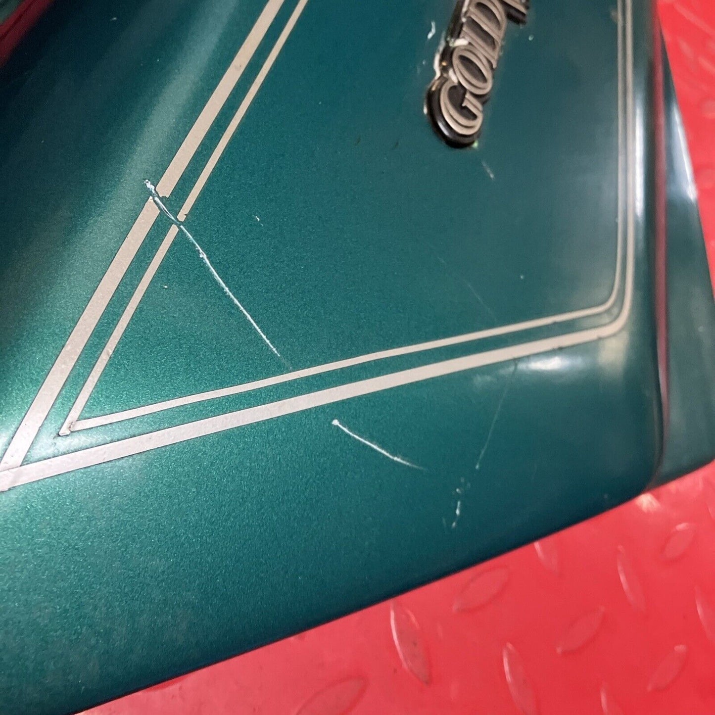 Honda GL1200 1984 1985 1986 1987 Left right side cover panel set green