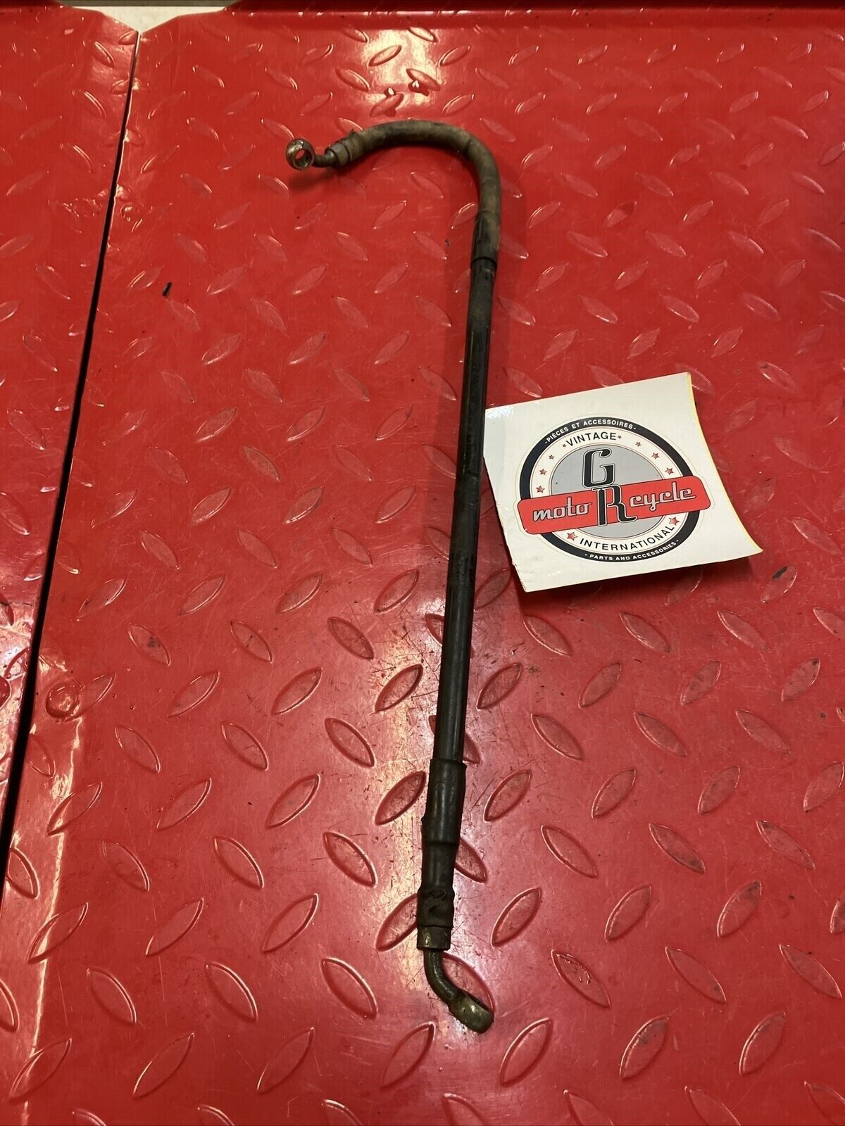 Suzuki RM125 1993 rear brake hose line