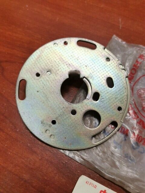 NOS Honda CB350F CB400F CONTACT BREAKER POINTS BASE PLATE 30201-333-004 H86