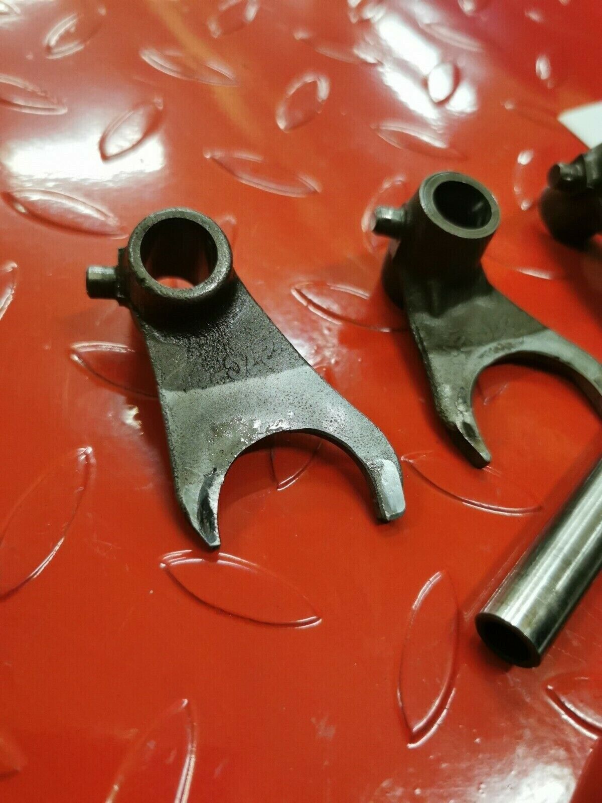 Suzuki RM125 1991 transmission gearshift gear shift forks 1989 1990 25211-27C01