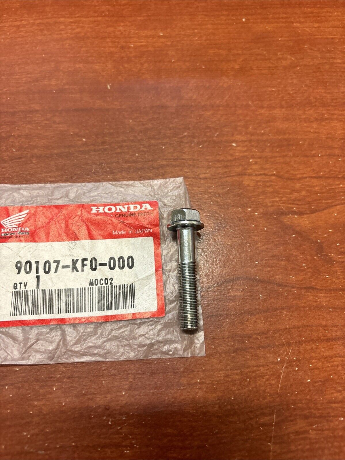 NOS Honda CR125R CR250R CR500R CR80R CR85R FLANGE BOLT 8X40 90107-KF0-000 H135