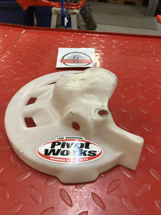 Honda CR250R 2001 front wheel disk guard protector 1997 - 2000 CR125R CR500R