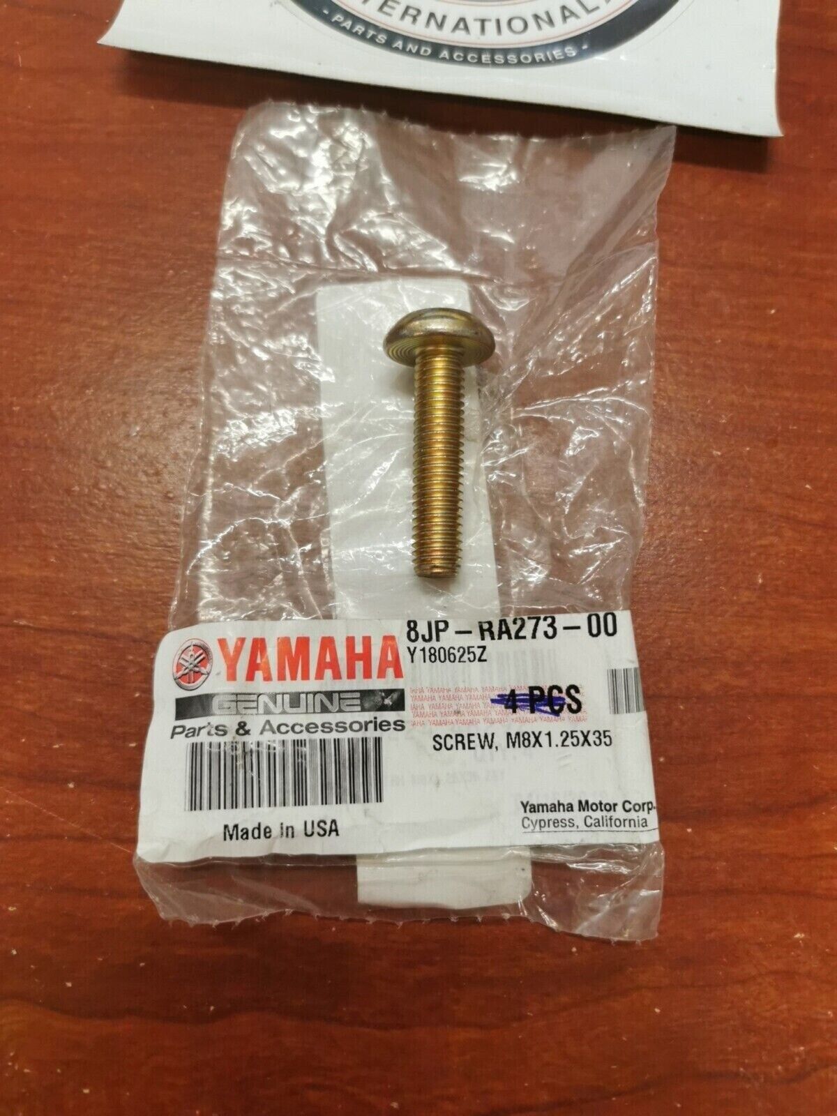 NOS Yamaha SCREW 8JP-RA273-00-00 Y81