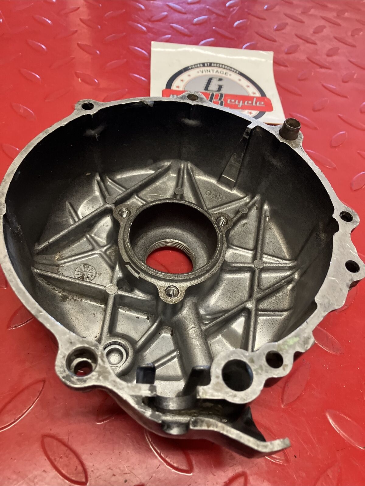 Honda XL350R 1984 left crankcase stator cover XR350R 1985