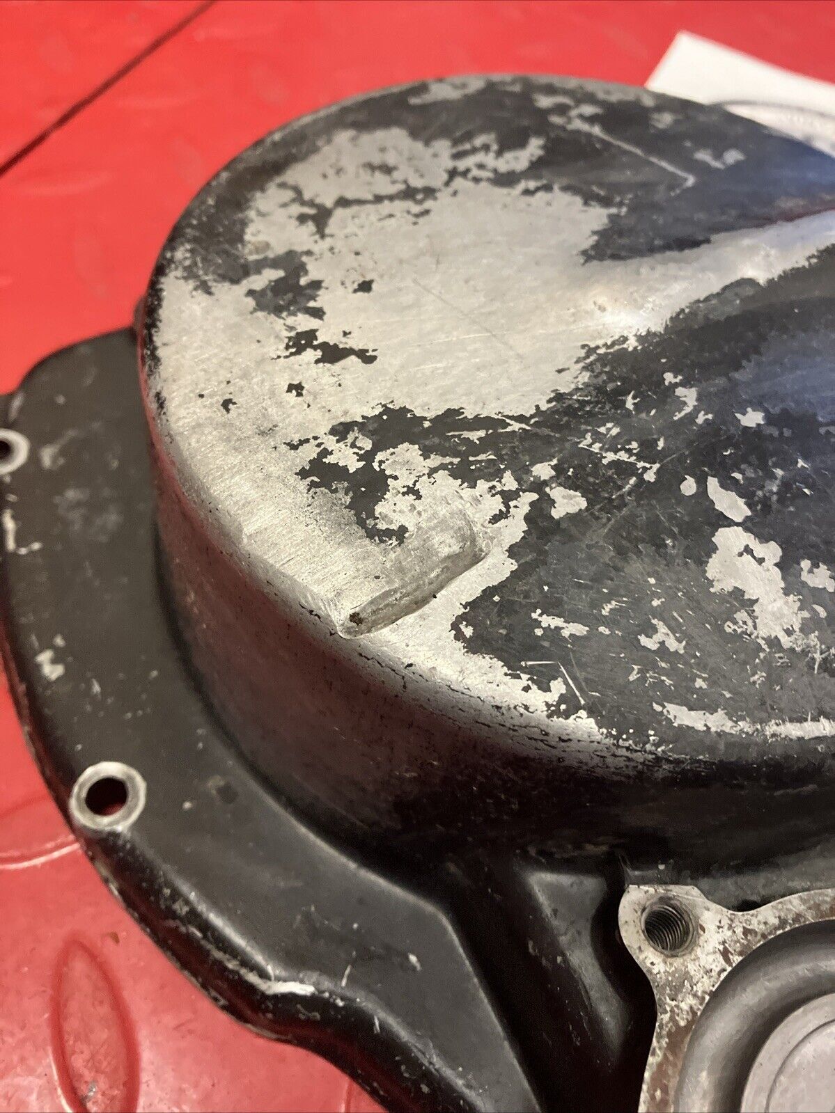 Kawasaki KX125 1987 Right crankcase clutch cover 1985 1986