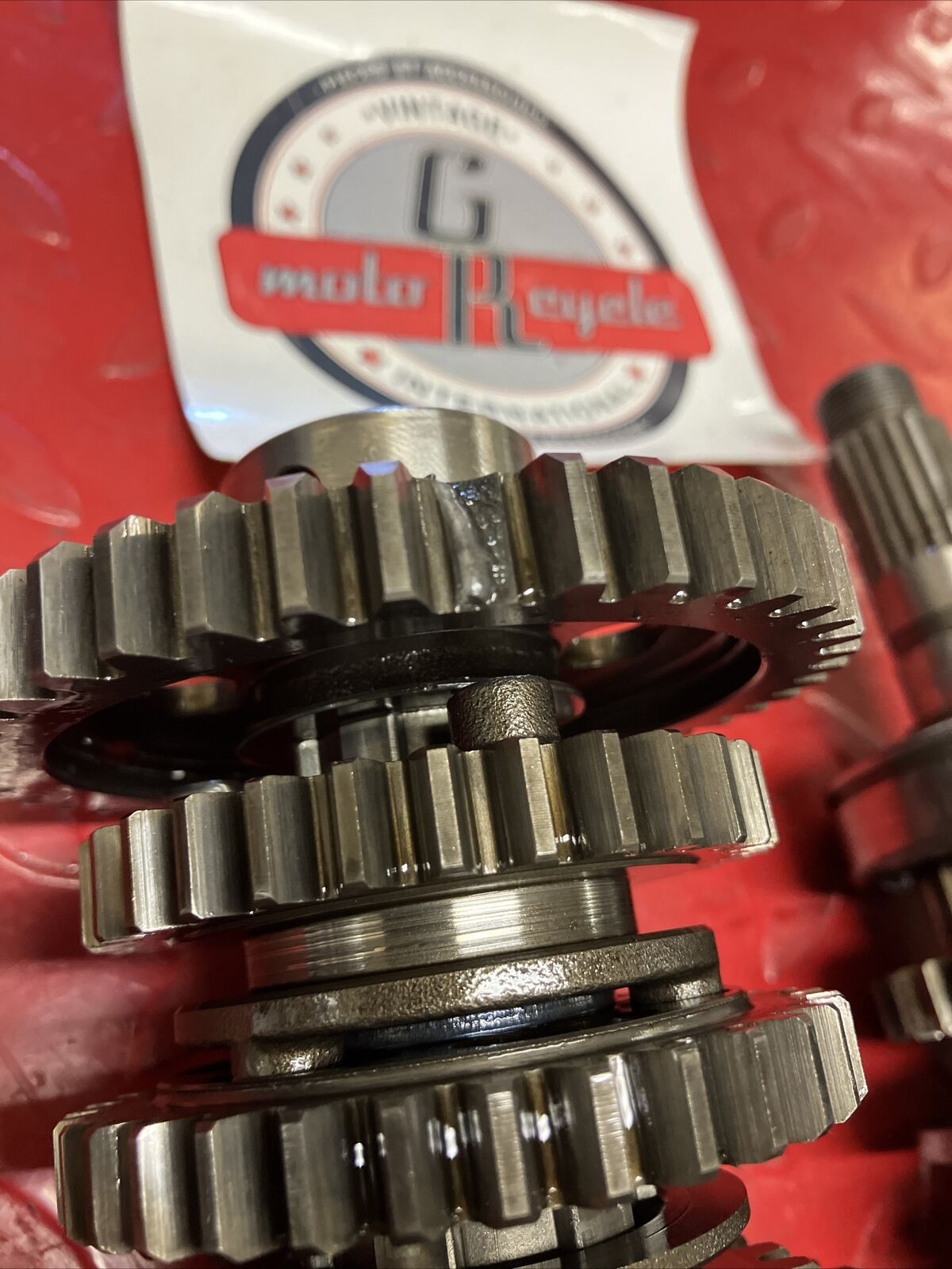 Honda XL250R 1982 transmission mainshaft countershaft shaft gear 1983