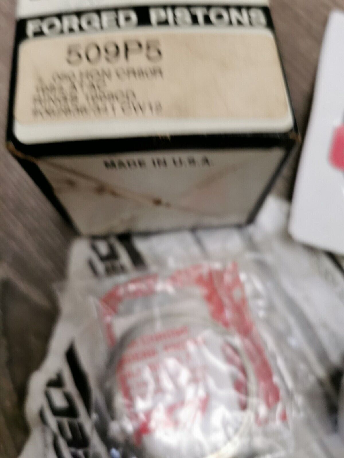 NOS WISECO HONDA CR80R 1984  PISTON SET NO PIN 1.25 OVER 509P5 J33