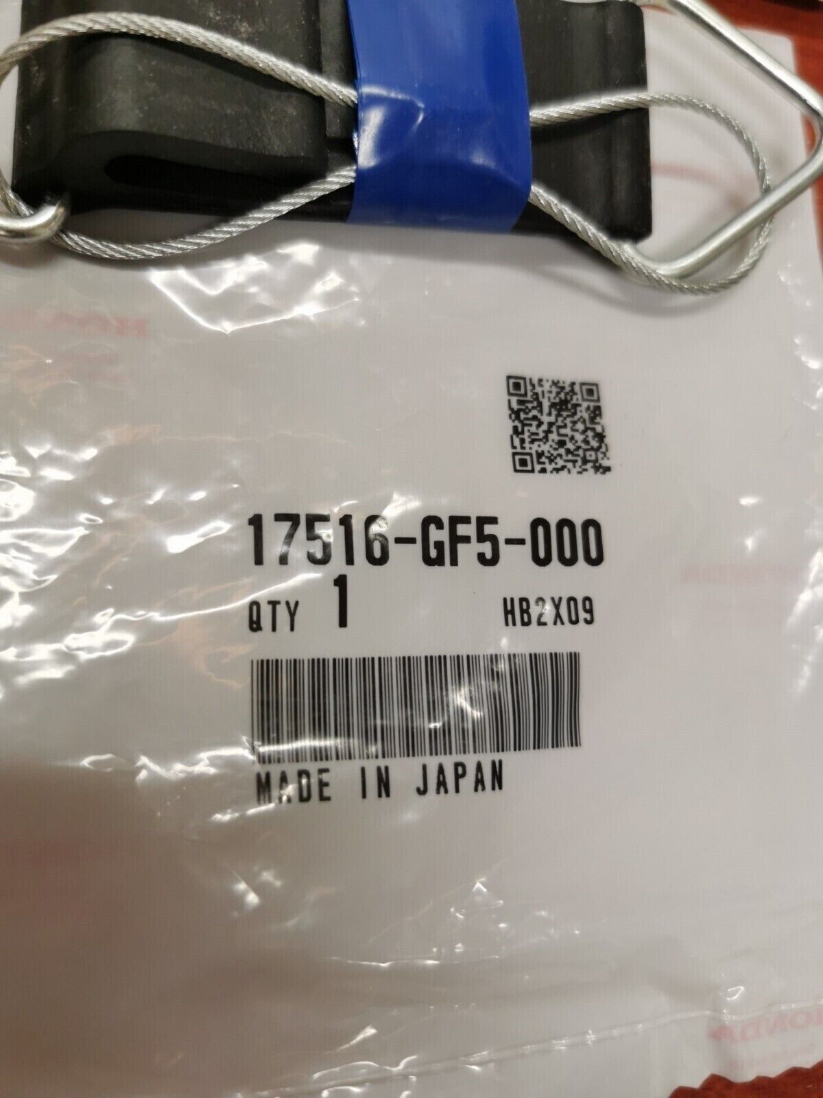 NEW NOS Honda XR200 XR100 80 CR60 CR125 CR250 CR500 TANK BAND 17516-GF5-000 H62
