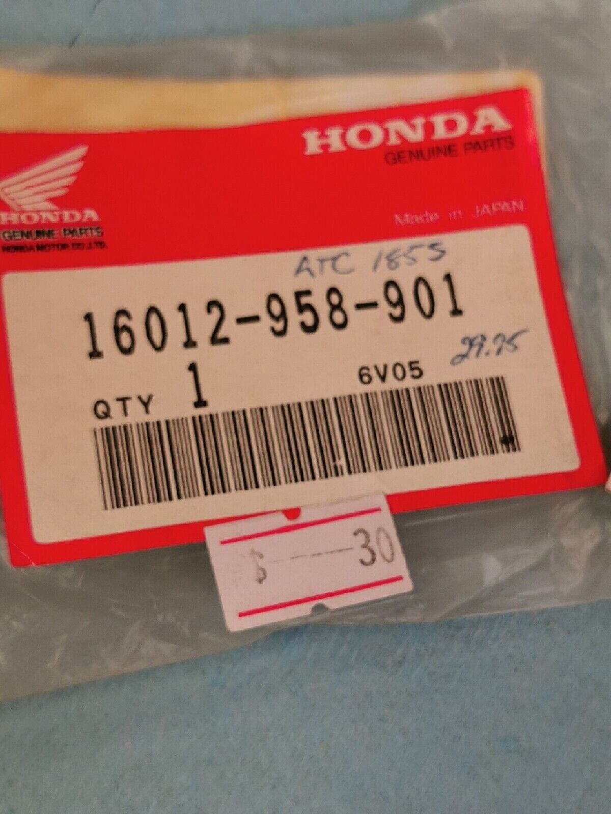 NOS HONDA ATC185S 1982 NEEDLE SET  JET 16012-958-901 H47