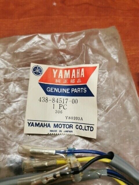 NOS Yamaha DT250 DT360 DT400 TX650 XS650 TAIL LAMP CORD 438-84517-00-00 Y130