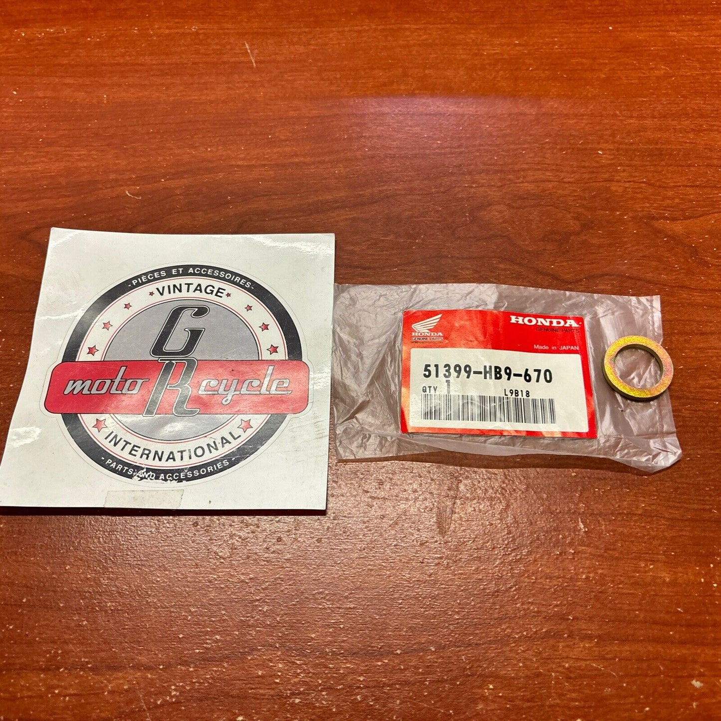 NOS Honda 1987 TRX250R TRX250X CHAMBER SETTING COLLAR 51399-HB9-670 H150