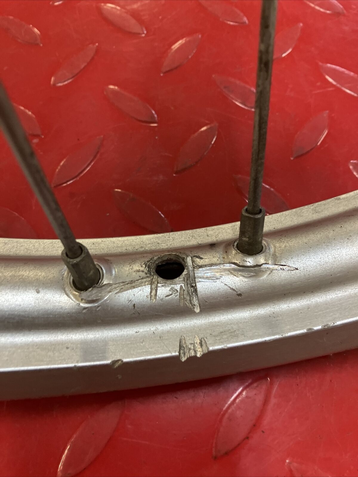 Honda CR80R 1990 front wheel hub rim 1986 1987 1988 1989 1991