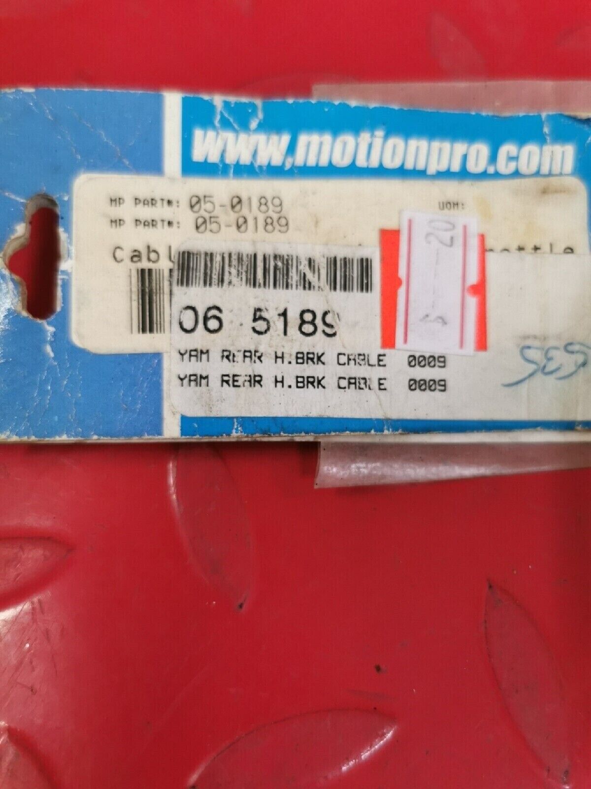 NOS MOTION PRO YAMAHA XV535 1987 1988 THROTTLE CABLE 05-0189 J16