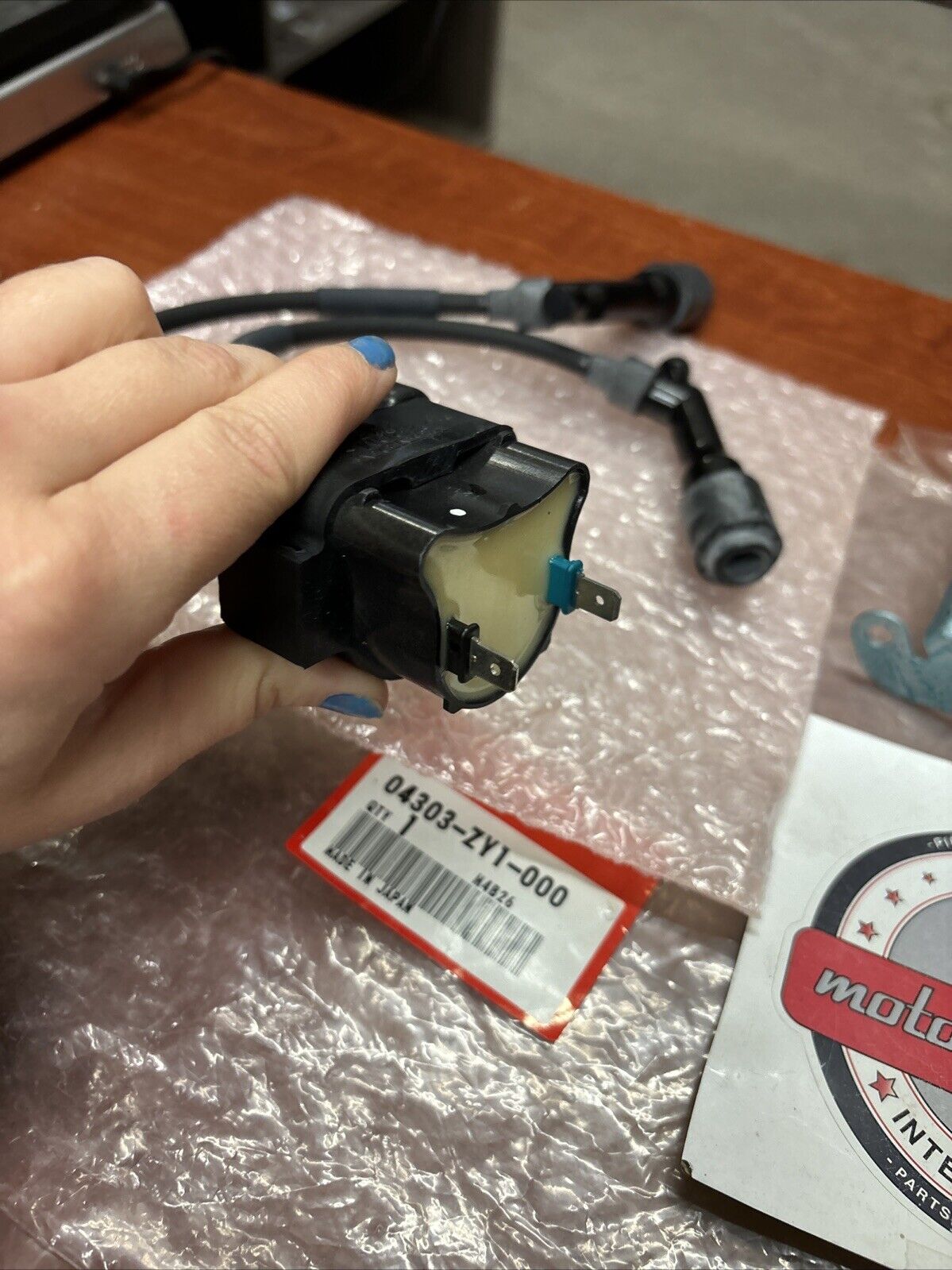 NOS Honda 2003 - 2005 15HP 20HP IGNITION COIL KIT 04303-ZY1-000 H173