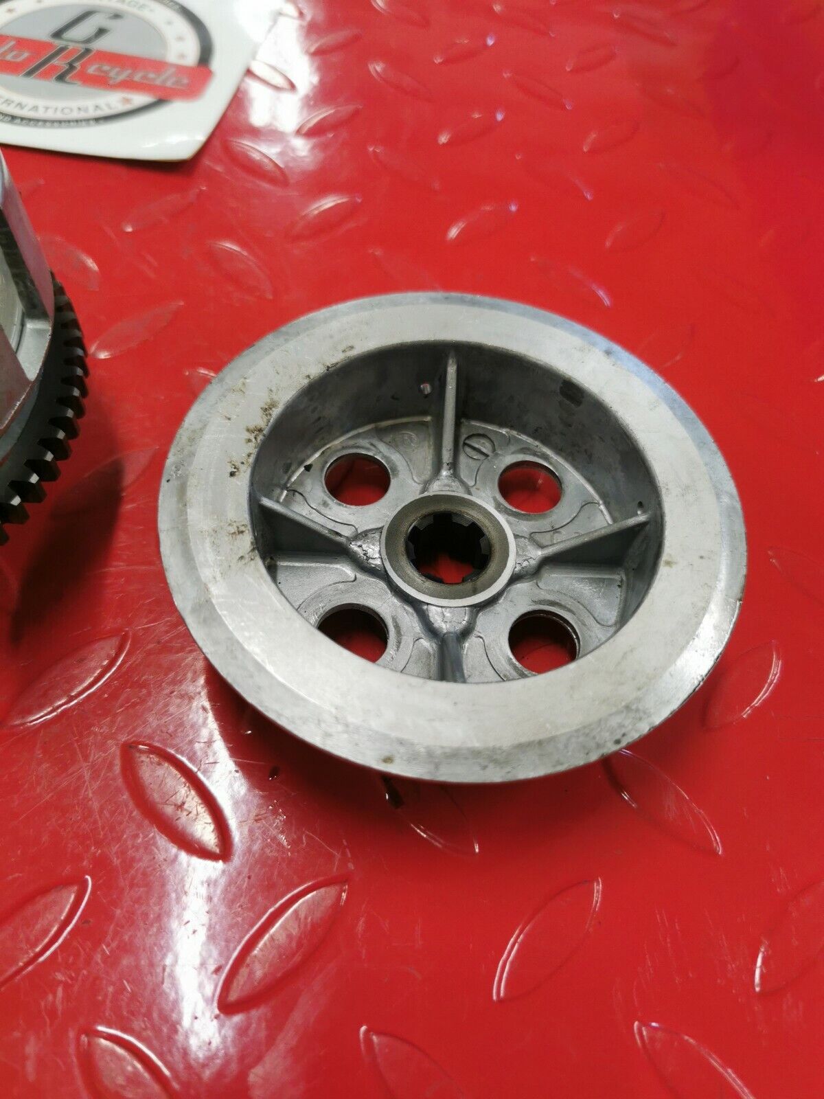 Honda CR80R 1993 complete clutch basket hub pressure plate 22100-GC4-600