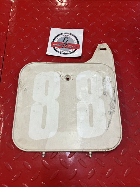 Honda CR250R 1988 front number plate panel fairing CR125R CR500R 61136-ML3-840