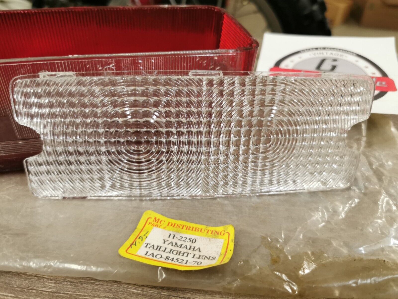 NOS Yamaha XS1100E XS1100G XS1100H XS750D Tail Light Lens 11-2250 J27