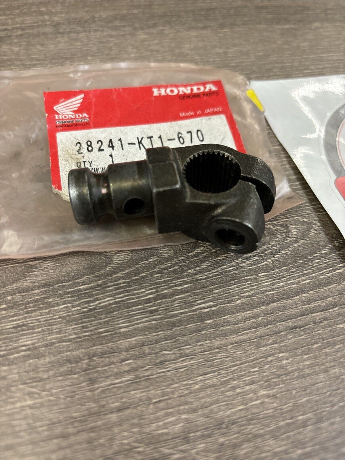 NOS Honda 1986 XR250R KICK ARM JOINT 28241-KT1-670 SUB 28241-KK0-300 H118