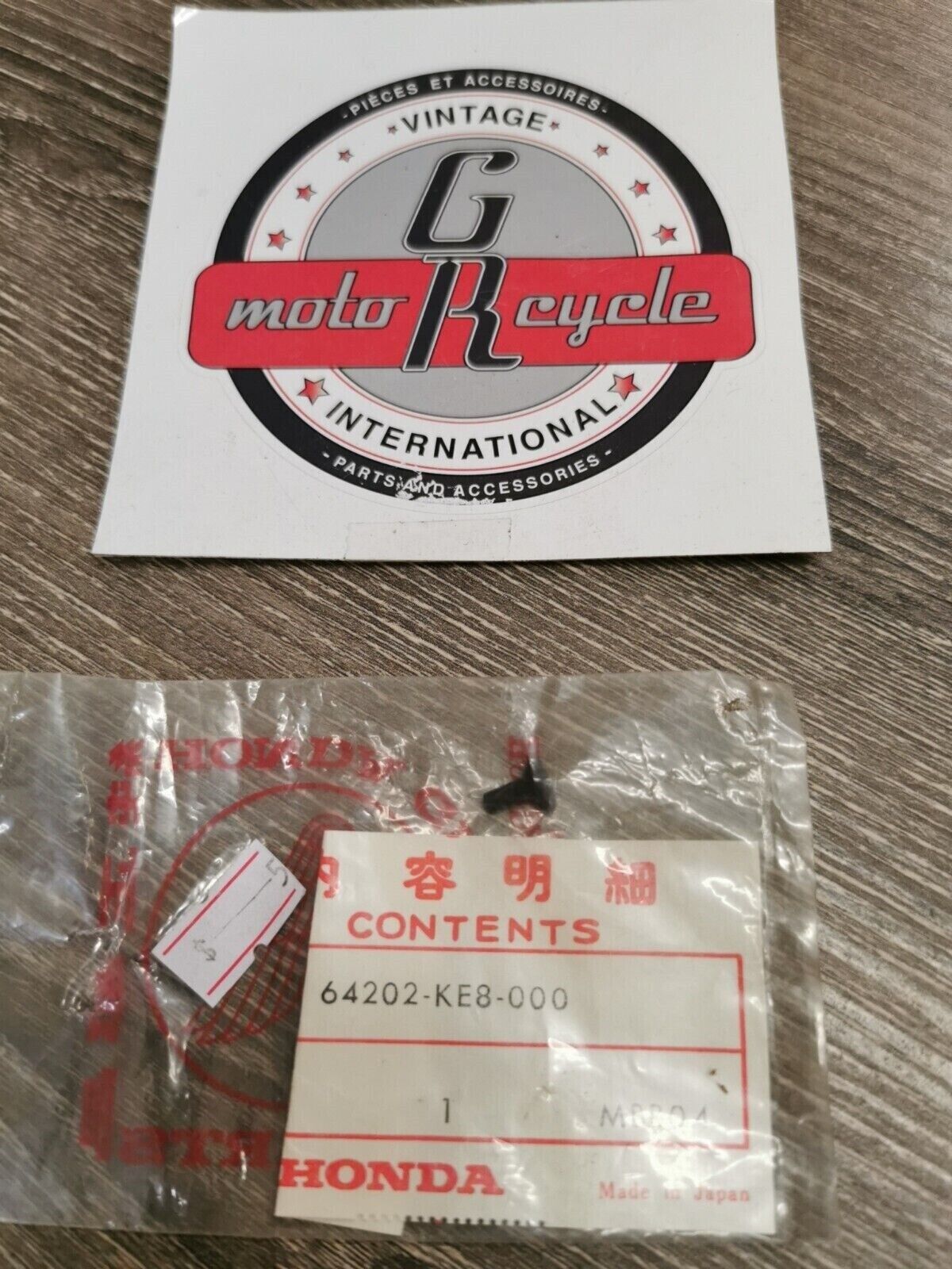 NOS HONDA SCREEN SETTING PIN 64202-KE8-000 H54