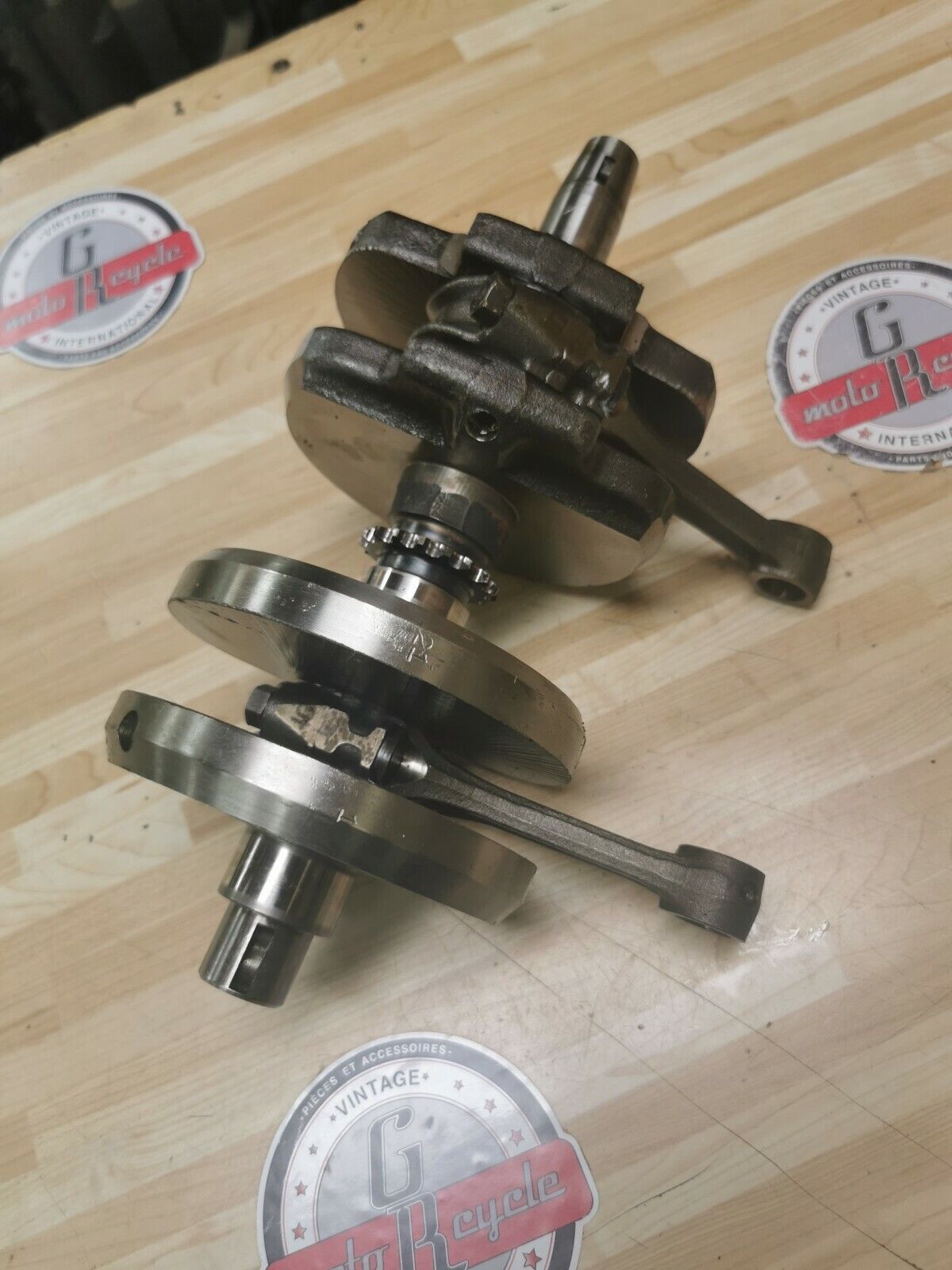 Yamaha XS400S 1982 crankshaft crank shaft connecting rod