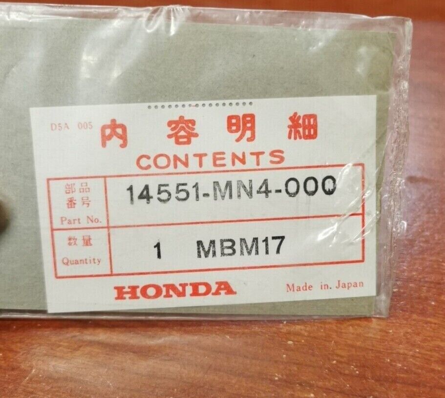 NOS Honda 1987 - 1990 CBR600F CAM CHAIN ADJUSTER GASKET 14551-MN4-000 H67