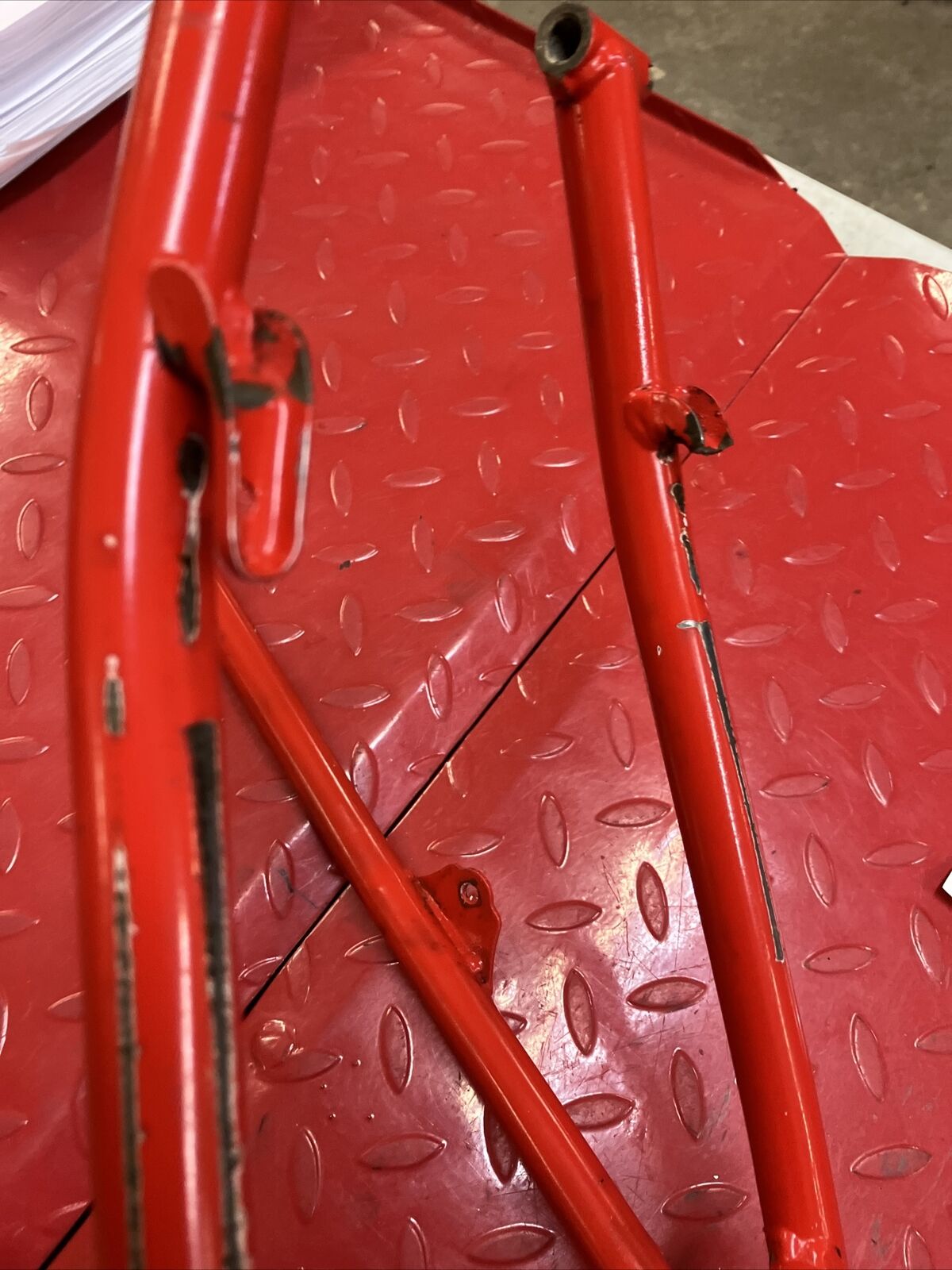 Honda CR250R 1988 subframe Sub rear frame 2